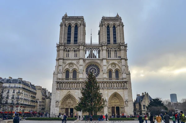 Beautifull Notre Dame Cathedral Paris France — Stock Photo, Image