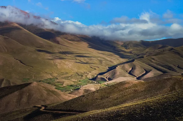 Vista Del Camino Serpenteante Montaña Ruta Humahuaca Iruya Provincia Salta — Foto de Stock