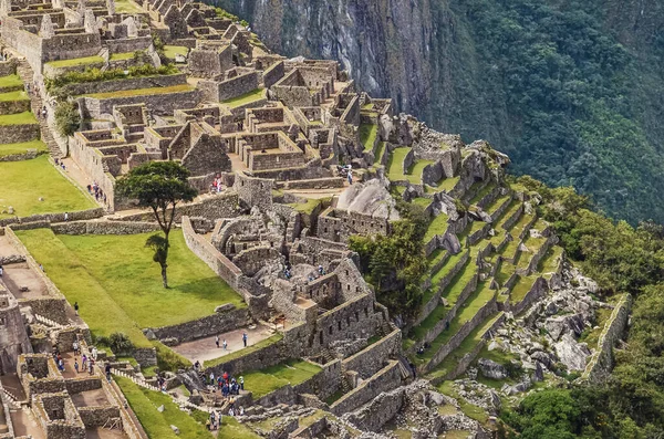 Ruins Ancient Architecture Machu Picchu Lost City Inca Civilization Sacred — Stock Photo, Image