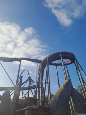 Barselona 'daki lunapark.