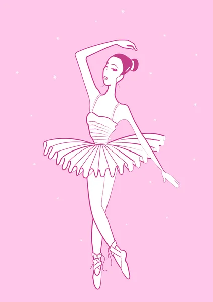 Bailarina — Vector de stock