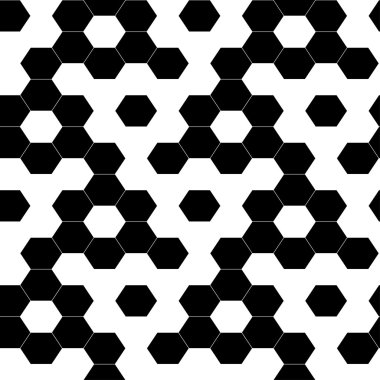 Damalı geometrik altıgen arka plan seamless modeli