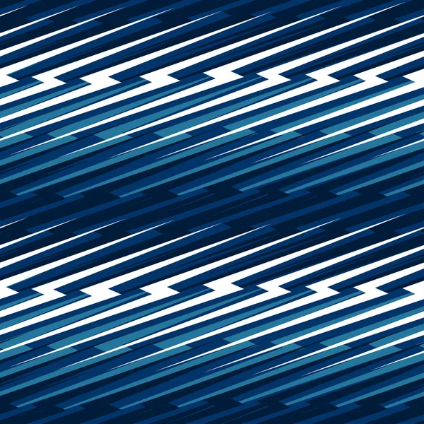 Blue abstract lightning seamless pattern — Stock Vector