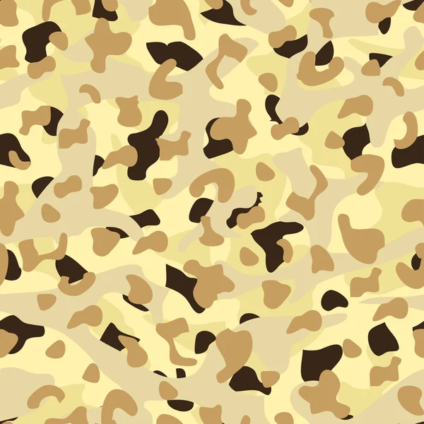 Wüste störende Camouflage nahtloses Muster — Stockvektor