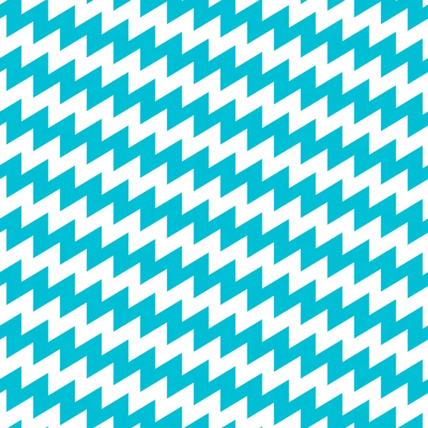 Turquoise and white diagonal chevron seamless pattern — Stock Vector