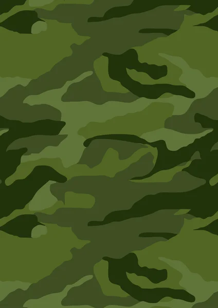 Khaki forest camouflage wiederholen Muster Hintergrund — Stockvektor