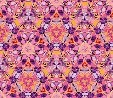 Renkli çiçek Dürbünü seamless modeli