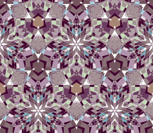 Kaleidoscope seamless pattern — Stock Vector