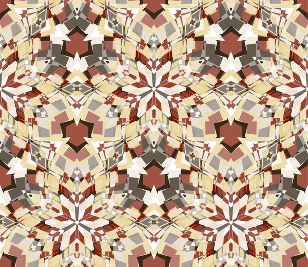 Buntes Kaleidoskop nahtloser Muster — Stockvektor