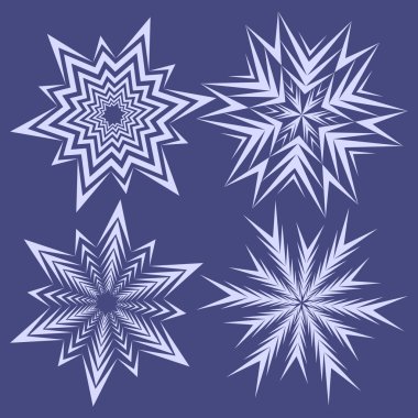 kar taneleri Noel kış tasarımı için ayarla