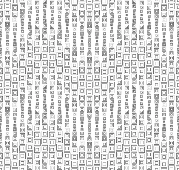 Seamless pattern on a white background. Has the shape of a wave. Consists of through geometric elements. — Stock Vector