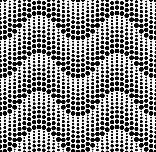 Seamless pattern on a white background. Has the shape of a wave. Consists of geometric elements. — Stock Vector