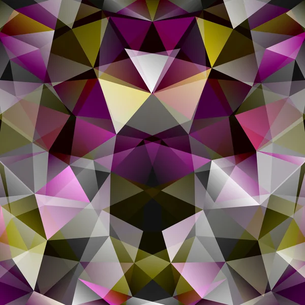 Fondo geométrico abstracto formado por elementos triangulares superpuestos — Vector de stock