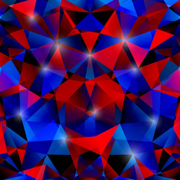 Fondo geométrico abstracto formado por elementos triangulares superpuestos — Vector de stock