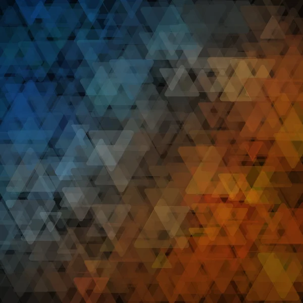 Fond géométrique abstrait composé d'éléments triangulaires se chevauchant — Image vectorielle