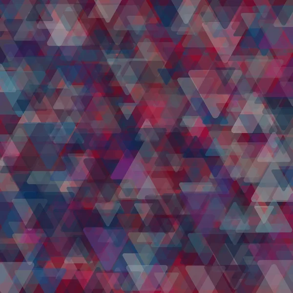 Abstrakter geometrischer Hintergrund, bestehend aus sich überlappenden dreieckigen Elementen — Stockvektor