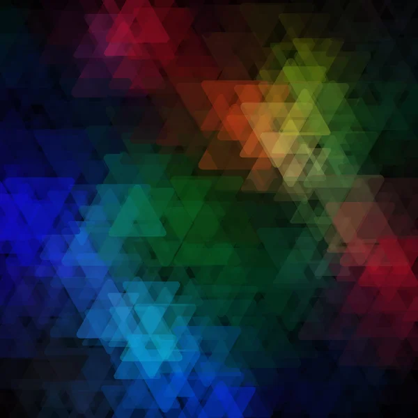 Fond géométrique abstrait composé d'éléments triangulaires se chevauchant — Image vectorielle