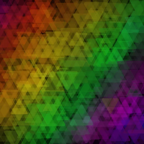 Fondo geométrico abstracto formado por elementos triangulares superpuestos — Vector de stock