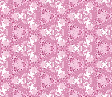 Soyut öğeler beyaz bir arka plan üzerinde bulunan renk Dikişsiz desen oluşur