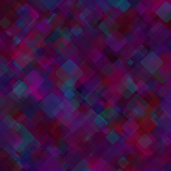 Abstrakter geometrischer Hintergrund, bestehend aus sich überlappenden quadratischen Elementen — Stockvektor