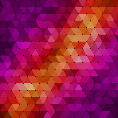 Abstract geometrical multicolored background consisting of triangular elements. For your design.