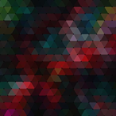 Abstract geometrical multicolored background consisting of triangular elements. For your design.