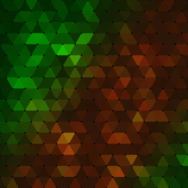 Abstract geometrical multicolored background consisting of triangular elements. For your design. — Stock vektor
