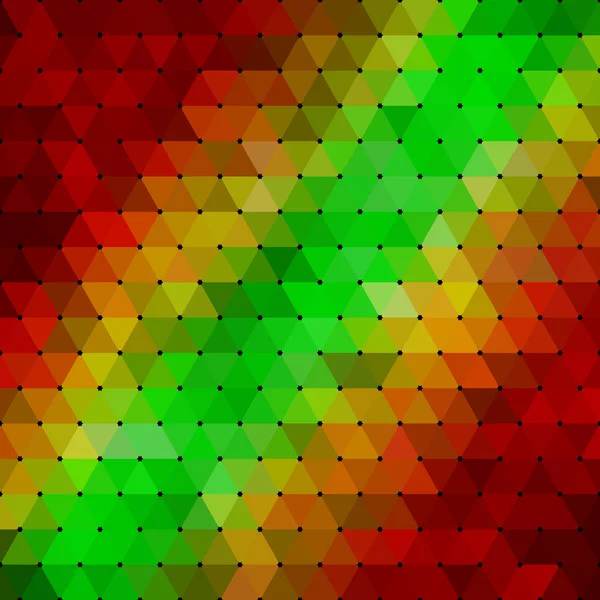 Abstract geometrical multicolored background consisting of triangular elements. For your design. — ストックベクタ