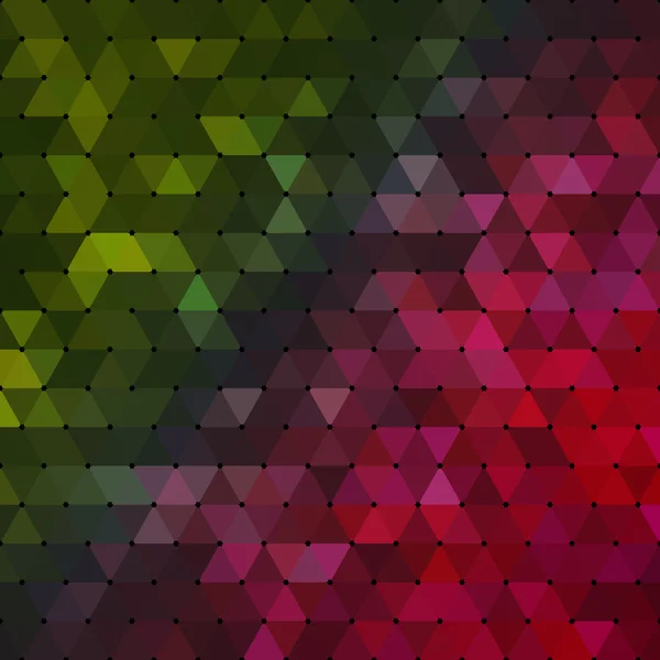 Fond géométrique multicolore abstrait composé d'éléments triangulaires. Pour votre design . — Image vectorielle
