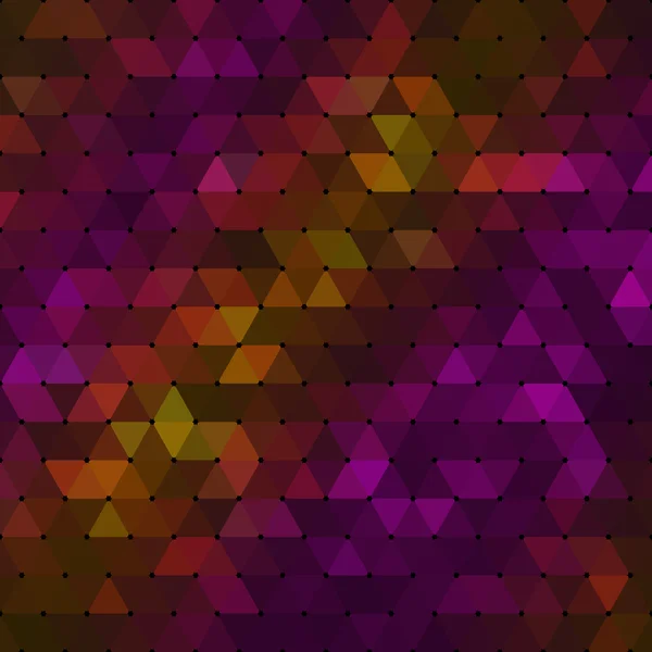 Fondo geométrico abstracto multicolor formado por elementos triangulares. Para su diseño . — Vector de stock