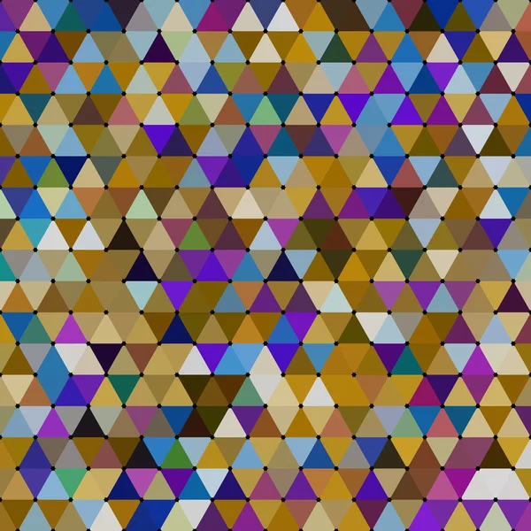 Fondo geométrico abstracto multicolor formado por elementos triangulares. Para su diseño . — Vector de stock