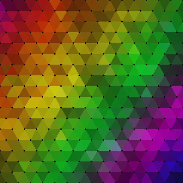 Fondo geométrico abstracto multicolor formado por elementos triangulares. Para su diseño . — Archivo Imágenes Vectoriales