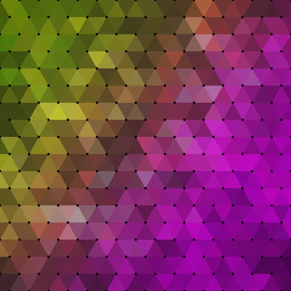 Abstract geometrical multicolored background consisting of triangular elements. For your design. — Stockový vektor