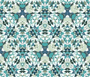 Dikişsiz desen soyut öğeler beyaz arka plan üzerinde bulunan renk oluşur. Doku, desen ve sanatsal kompozisyonlar için tasarım öğesi olarak yararlı.