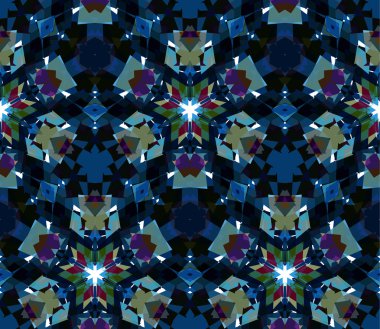 Dikişsiz desen soyut öğeler beyaz arka plan üzerinde bulunan renk oluşur. Doku, desen ve sanatsal kompozisyonlar için tasarım öğesi olarak yararlı.