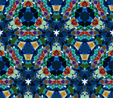 Dikişsiz desen soyut öğeler beyaz arka plan üzerinde bulunan renk oluşur. Doku, desen ve sanatsal kompozisyonlar için tasarım öğesi olarak yararlı.