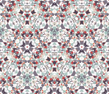 Antika arka plan. Soyut öğeler beyaz arka plan üzerinde bulunan renk Dikişsiz desen oluşur.