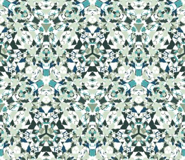 Dikişsiz desen soyut öğeler beyaz arka plan üzerinde bulunan renk oluşur. Doku, desen ve sanatsal kompozisyonlar için tasarım öğesi olarak yararlı.