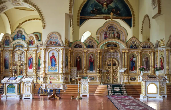 Nyikolajev Ukrajna 2020 Augusztus Isten Anyja Kasperovszkaja Ikonja Katedrálisának Töredéke — Stock Fotó