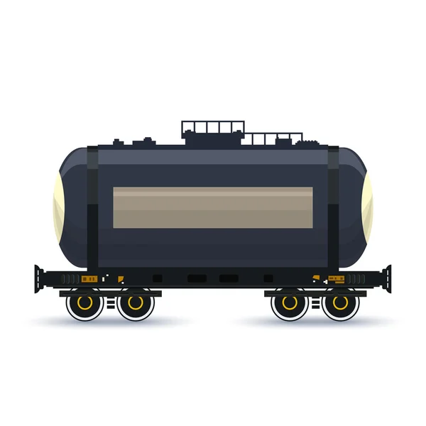 Tanque aislado en blanco — Vector de stock