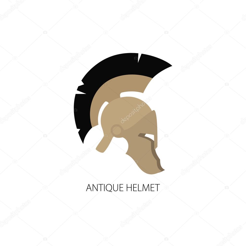 古董罗马头盔上白色孤立图库矢量图©Serz72 111913786, image size:1024x1024