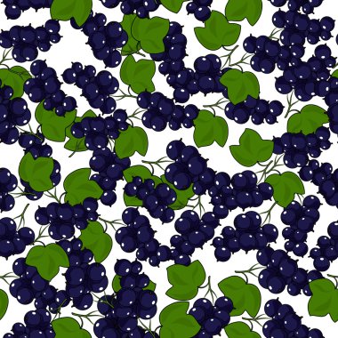 Dikişsiz Blackcurrant desen