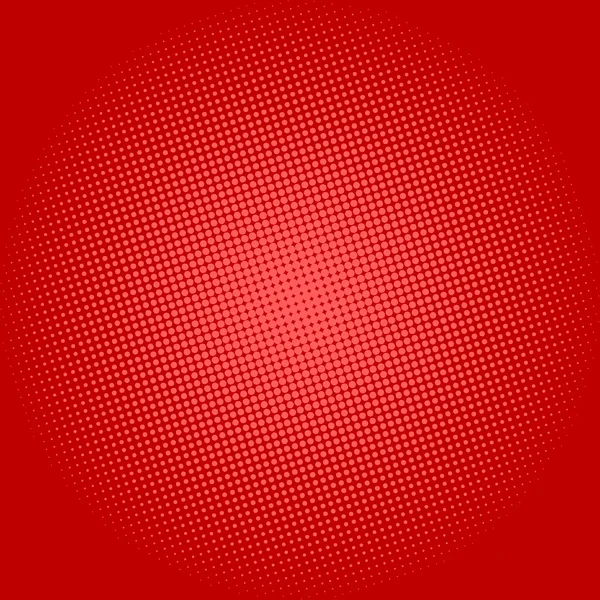 Puntos sobre fondo rojo, fondo del arte pop — Vector de stock