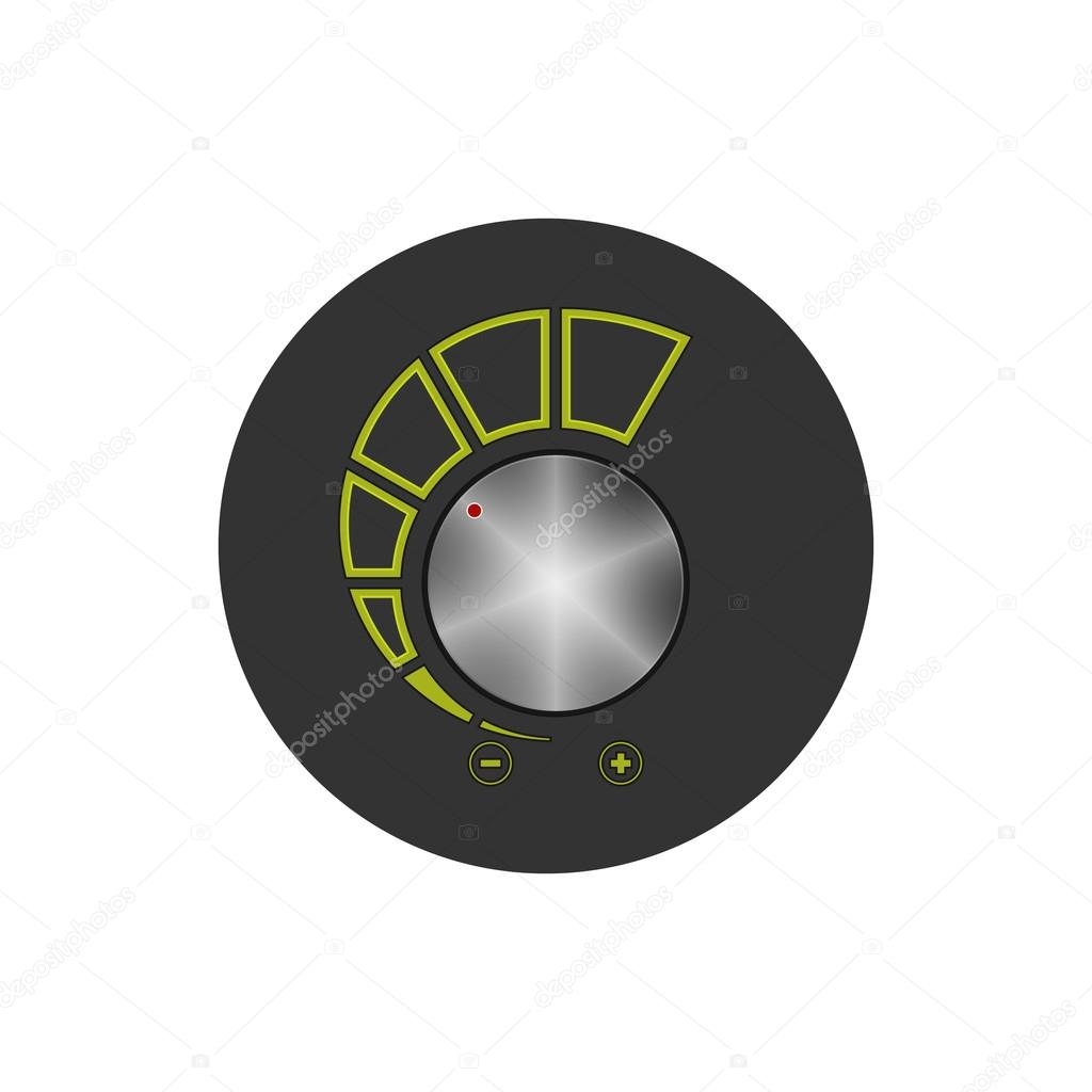 Volume control icon, vector illustration