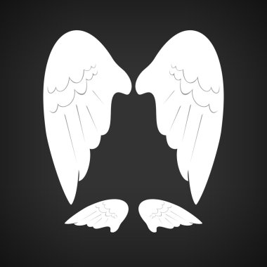 Kanatlar, vektör çizim