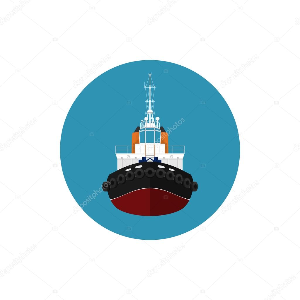 Icon tugboat for mooring of other courts