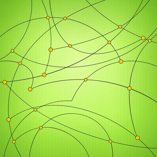 Modèle vectoriel géométrique, courbes et nœuds — Image vectorielle