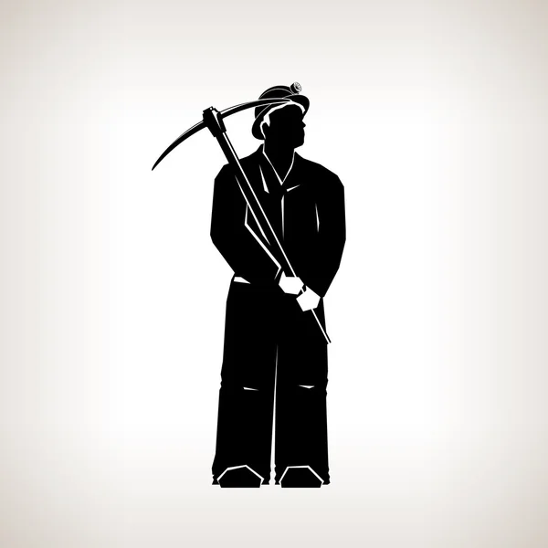 Siluet Madenci