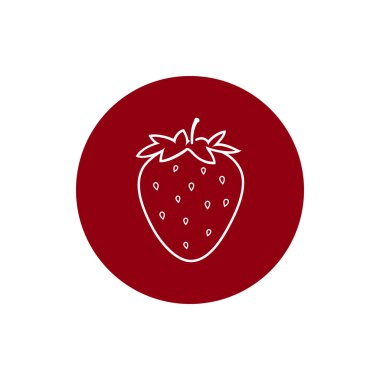 Kontür simgesi çilek