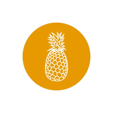 Kontür simgesi ananas